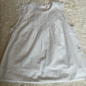 Levi’s White Cotton Babydoll Blouse